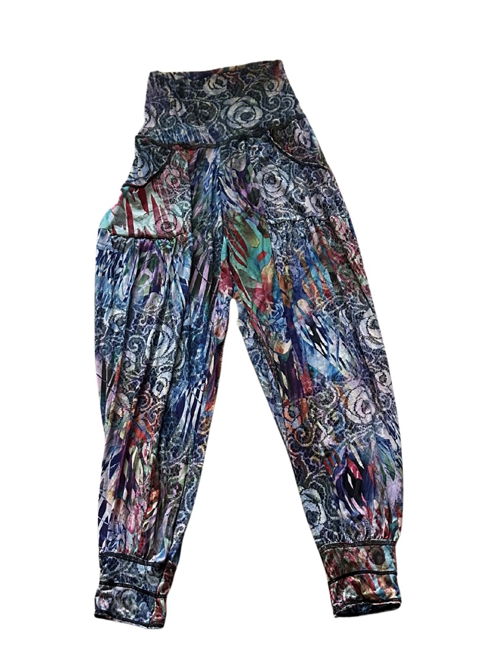 Autumn Teneyl Mesh High Waist Dreamer Pants | Purple/Multi | Size XS